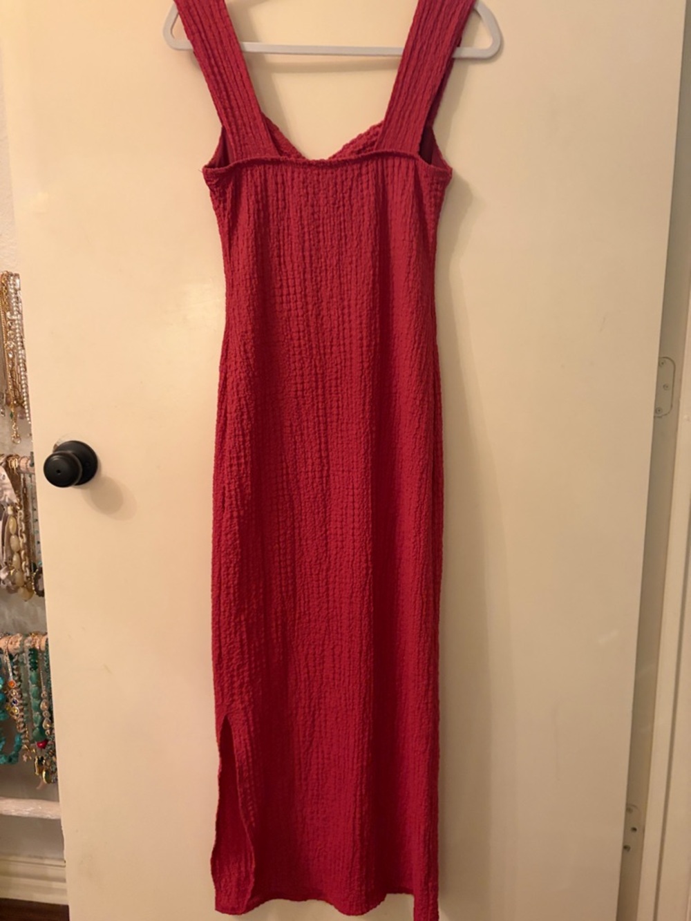 Jessica Simpson Raspberry Knit Maxi Dress - Picture 6 of 6